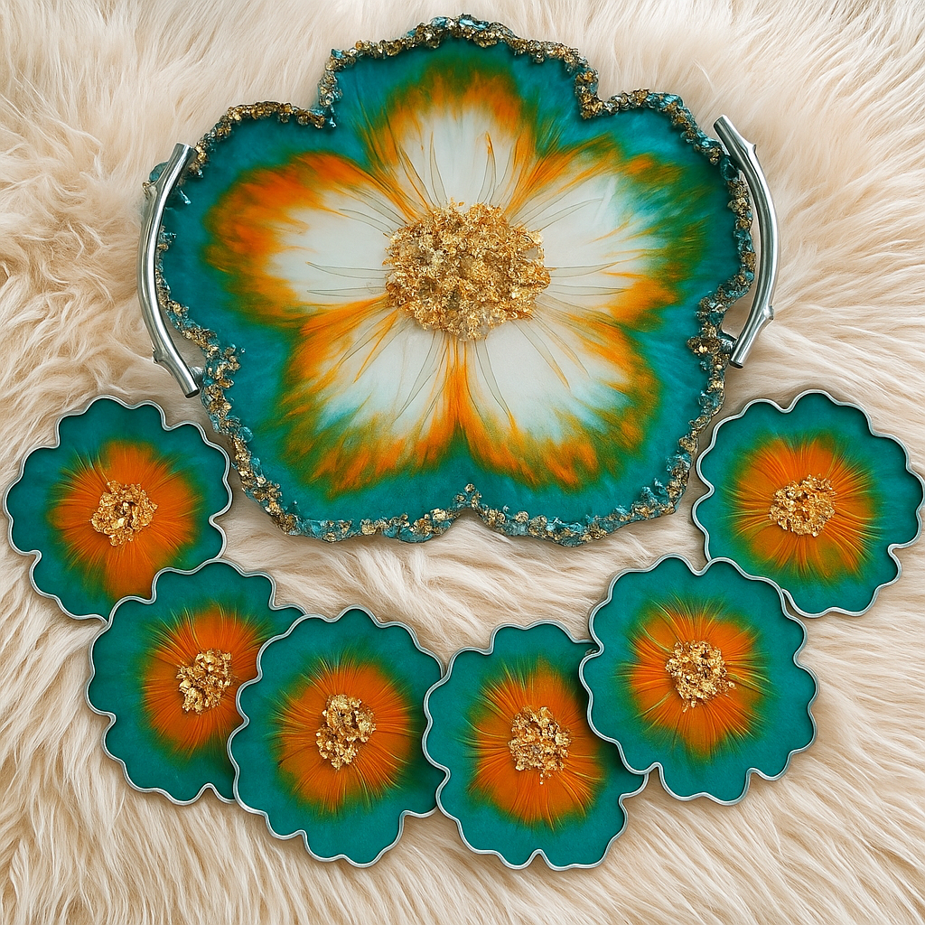 Tray handles & Coasters