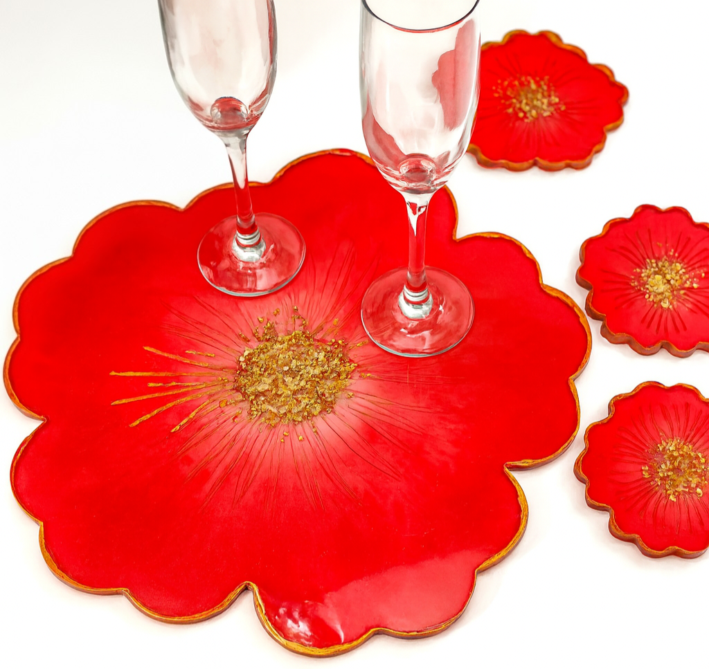 Tray handles & Coasters
